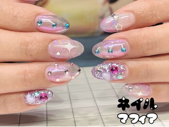 ネイルマフィア 恵比寿(NAIL MAFIA)の写真/《初回オフ無料＆2回目以降は１ヶ月以内オフ無料》フィルイン技術でモチの良いジェルを♪