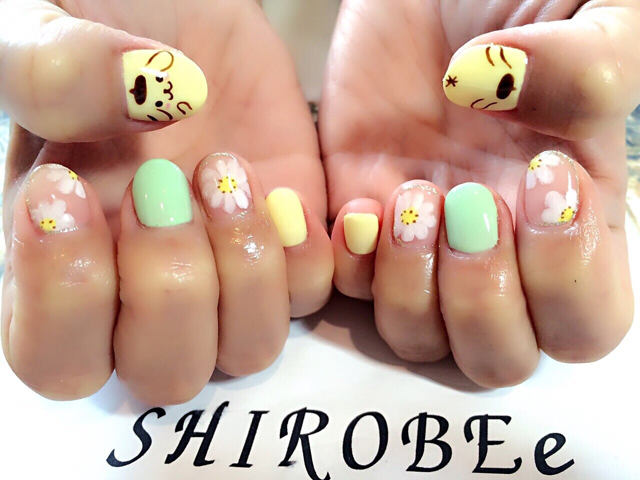 ポムポムプリンネイル：PG000829049｜トータルサロン 白べぇーっ