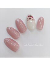 シャイン(Shine)/押し花ネイル