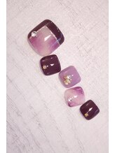 ラルネイル 大宮(Lull. nail)/＊ブロッキング＊アメジスト＊