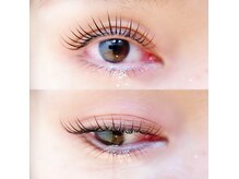 スリーネイルプラスアイラッシュ(Threee Nail+Eyelash)の雰囲気（まつ毛パーマは仕上げのLEDコーティングで長持ちなまつげに◎）