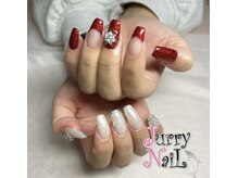 ジュリーネイル 所沢店/フレンチ×ワンカラー