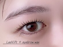 アンフルール ミー(Un Fleur mee)/まつ毛パーマ＋眉毛wax