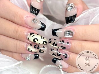 ネイルズガッシュ 大森駅前店(NAILs GUSH)の写真/＜自然かつ美しいフォルム＞深爪・折れた爪◎モチの良さも◎長さだし/長さ出し/スカルプ/ロング