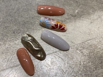 テラスアヴェダ ららぽーとエキスポシティ(Terrace AVEDA)/成人式ネイル￥6600(税込)