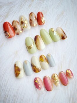 ネイルステーション ブルー(Nail Station BLUE)/9・10月定額デザイン¥6500