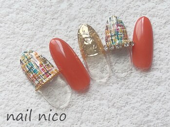 ネイルニコ(nail nico)/ツイードデザイン