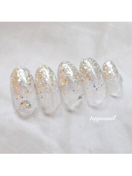 たゆ ネイル(たゆnail)/新色ラメグラデーションネイル