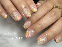 ヴィーヴル(vivre.)/フレンチ/フラワー/きらきら