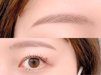 クム 北越谷店(kumu)の写真/【まつげパーマ×眉毛ワックス】ナチュラル上品な印象は、眉とまつげでつくる。kumu北越谷店