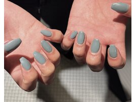 ワンカラーマットネイル