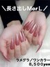 チップ長さ出しM/L★ワンカラーorラメグラ