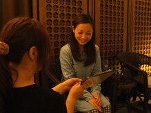 担当スタッフとのカウンセリング