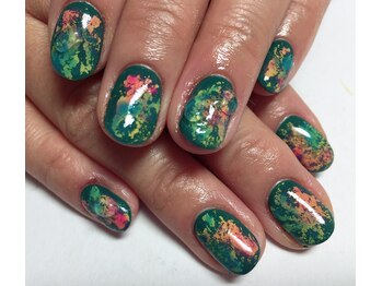サニーサイドアップ ネイル(Sunny SideUp nail)/地球儀のような。。。art