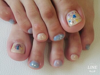 ウォーターワールド 大和店(WATER WORLD)/押し花ネイル