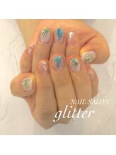ネイルサロン グリッター(NAIL SALON glitter)/夏ネイル