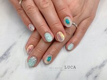 ネイルアトリエルカ(nail atelier LUCA)/W-887 大人可愛いうるうるネイル