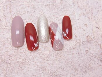 アンベリール 横浜店(Embellir)/(1857)アーガイルネイル