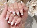 フレンチ/ローズ/シンプルネイル