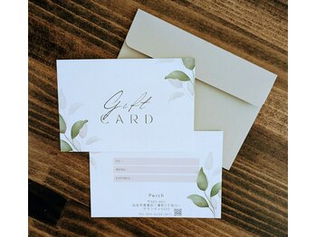 パーチ(Perch)/ギフトカードございます
