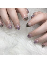 キラキラホログラデーション