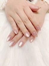 リラネイルサロン/マグネット+ミラフレンチ