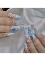 ルビーネイル 名古屋駅桜通口店(RUBY NAIL)&nbsp;長さ出し/ジェルネイル/ワンカラー/はあとねいる/ニュアンス