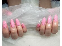 ジェー エス シー ネイル(J.S.C.nail)/ピンク/派手/パーツ/夏ネイル