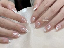ルレーブ(LE REVE)/ミラーフレンチネイル