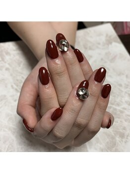 大人ワンカラーネイル