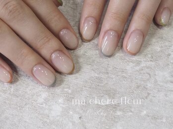 メロウ(mellow)/スキニーフレンチネイル