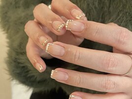 キラキラワンホンネイル