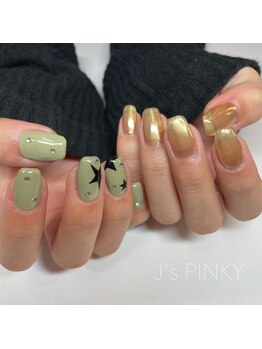 ネイルスペース ジェイズ ピンキー(NAIL SPACE J's PINKY)/ミントカラーネイル