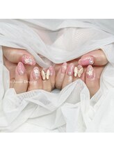 アン ジョーヌドラゴ/【自爪ネイル】お花ネイル