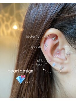 ミネル(MINELU)/耳ツボジュエリーデザイン