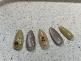 赤羽ネイル/夏ネイル