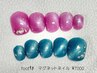 フット☆マグネットネイル！ストーン付き¥7000
