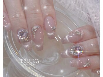 フェルカ(FELUCA)の写真/【圧倒的ちゅるん感＊】お手元を最大限綺麗に魅せるネイルをご提供◎大切な日のネイルは当店にお任せ♪