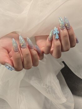 エゴ ネイルアトリエ(Ego.nail atelier)/Acrylic scalp / Design 
