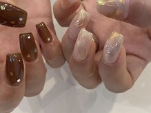 アイネイルズ 天神今泉店(I-nails)/【misa.s】ちぐはぐニュアンス