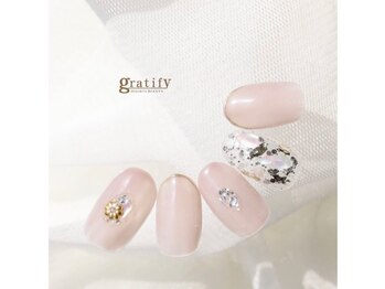 グラティフィープラスココ(gratify+coco)/【シェル埋め尽くしネイル】