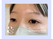 エム(M)/&healthy60本(マツエク＋パーマ)