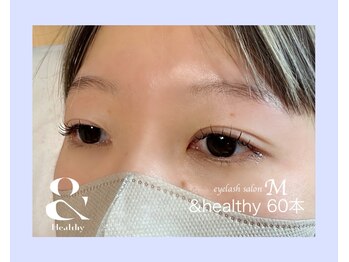 エム(M)/&healthy60本(マツエク＋パーマ)