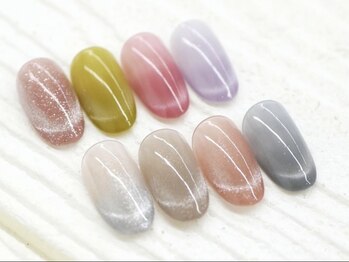 ラグジュアリーネイルズ アカバネ(Luxury Nails Akabane)/マグネットフレンチ*グラデ