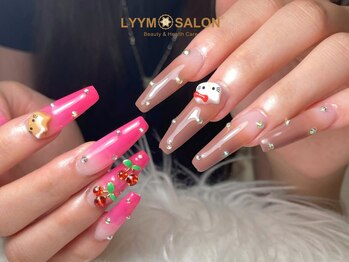 リームサロン 池袋店(LYYM SALON)/ピンク＆キティちゃんデザイン