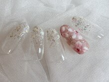 ボニータ(BONITA)/定額B　手描き　フラワー ピンク