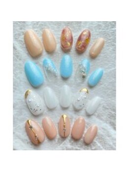 ネイルアンドアイラッシュ グレース 芦屋店(nail&eyelash Grace)の写真/【マオジェル認定★フラッシュグリッター/マグネット導入】高品質ジェルでモチ抜群!定額だから通いやすい♪