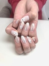 キュアネイル 京成津田沼店(Cure Nail)/ウィンターフラワーネイル