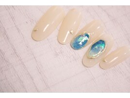 ＊BLUE＊ストーンアート＊