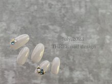 スリー(THREE)/July 2023/nail design